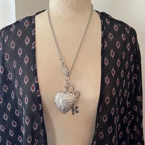 Heart & Key Necklace
